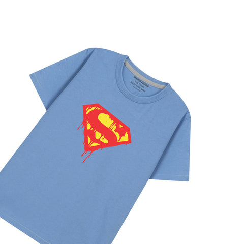 MOLE GREY GRAPHS SUPERMAN T-SHIRT
