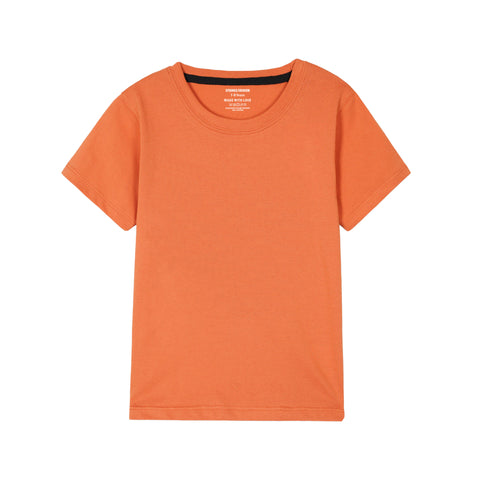 ORANGE BASIC T-SHIRT