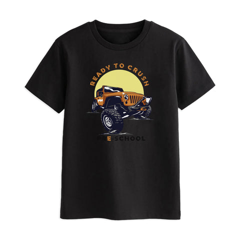 MONSTER TRUCK BOYS SHORT SLEEVE BLACK T.SHIRT & SHORTS (SF-27810)