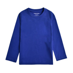NAVY PEONY BOYS LONG SLEEVE T.SHIRT