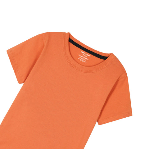 ORANGE BASIC T-SHIRT