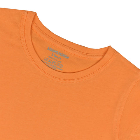 ORANGE PRINTED I’M CUTE JUNIOR CANARY GIRLS T.SHIRT
