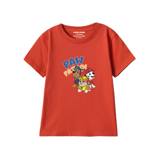 RED GRAPHICS PAW PETROL T-SHIRT 2000