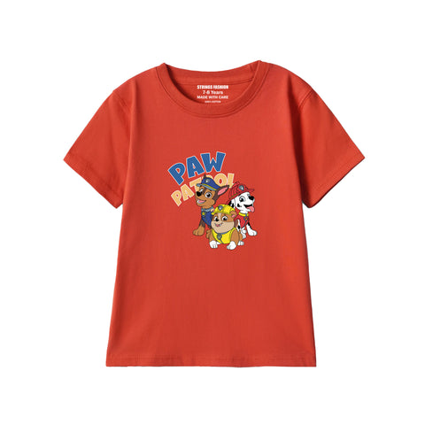 RED GRAPHICS PAW PETROL T-SHIRT
