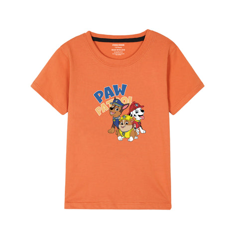 ORANGE GRAPHICS PAW PATROL T-SHIRT