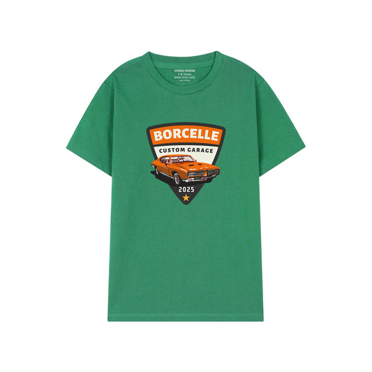 GREEN T-SHIRT Graphics BORCELLE 2000