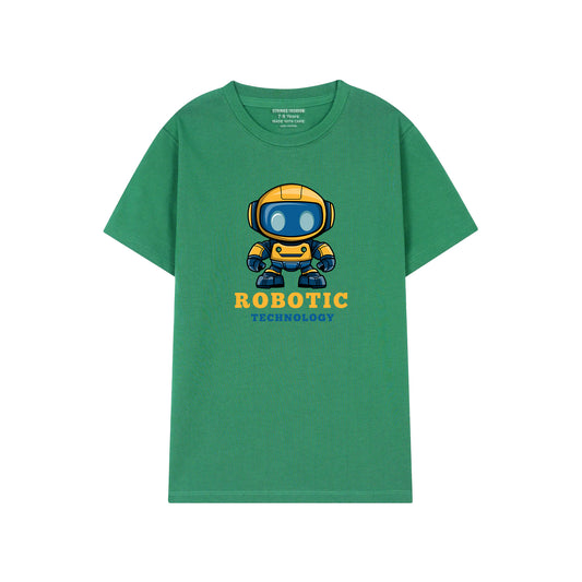 GREEN T-SHIRT Graphics ROBOTIC 2000