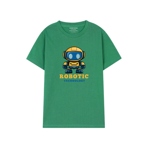 GREEN T-SHIRT Graphics ROBOTIC