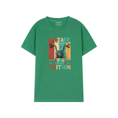 GREEN T-SHIRT Graphics VINTAGE