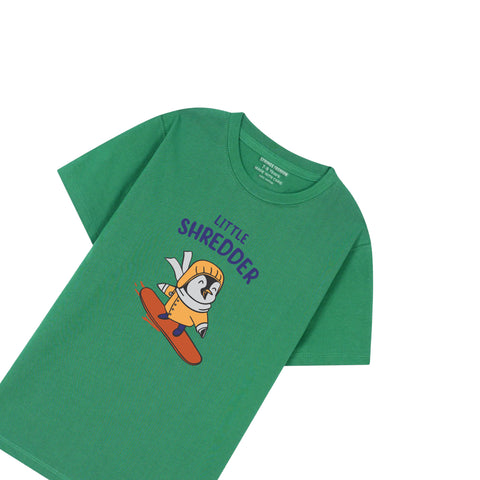 GREEN T-SHIRT Graphics SHREDDER