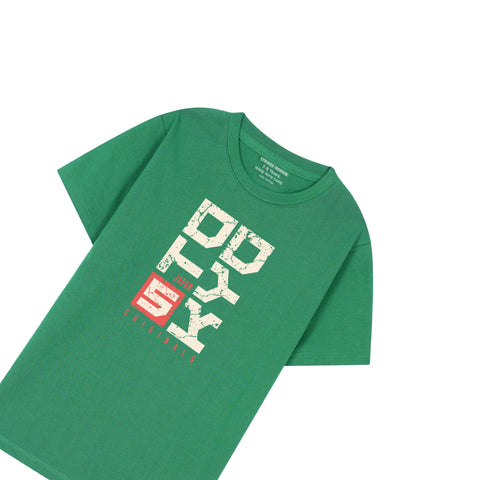 GREEN T-SHIRT Graphics TOKYO
