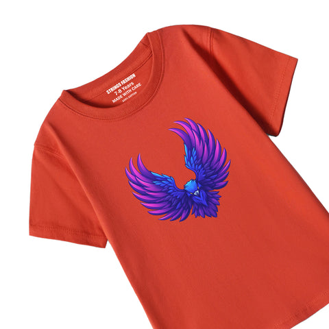 RED GRAPHICS PAW PHONIX T-SHIRT