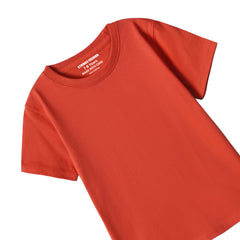 PLAIN RED JUNIOR BOYS T.SHIRT