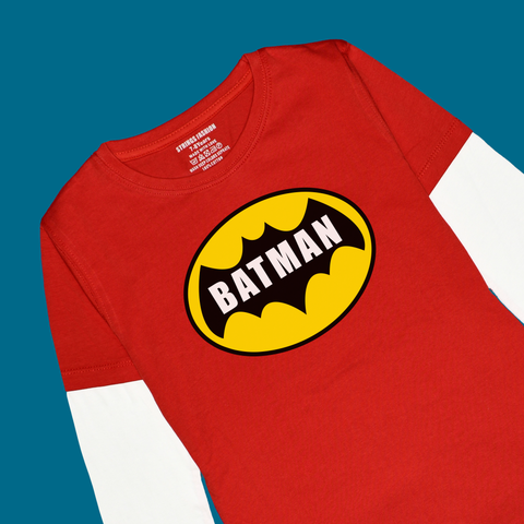 RED WHITE BOYS T.SHIRT