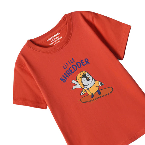 RED GRAPHICS SHREDDER T-SHIRT