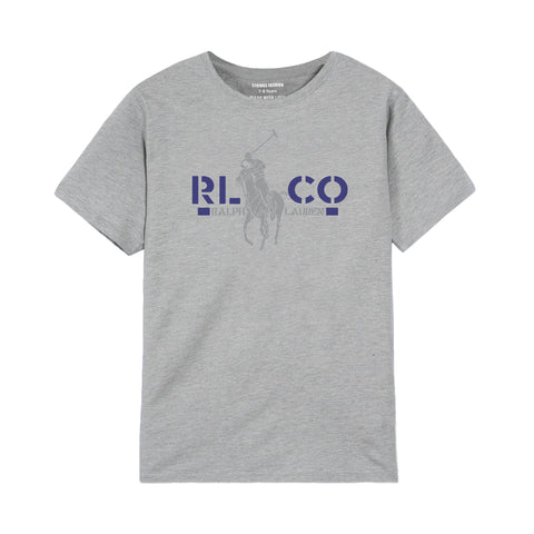 RALPHA POLO GREY BOYS T.SHIRT