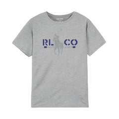 RALPHA POLO GREY BOYS T.SHIRT