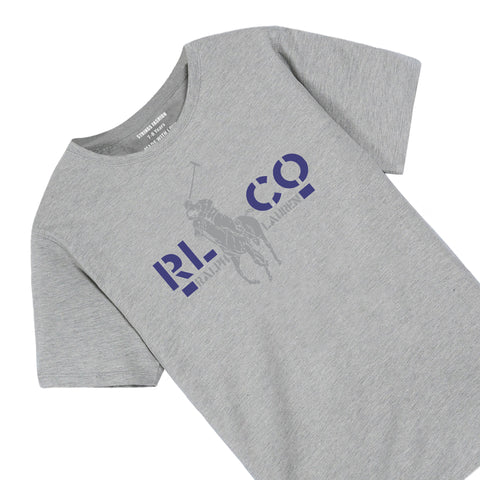 RALPHA POLO GREY BOYS T.SHIRT