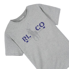RALPHA POLO GREY BOYS T.SHIRT