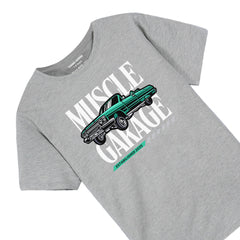 MUSCLE GEARUGE GREY BOYS T.SHIRT