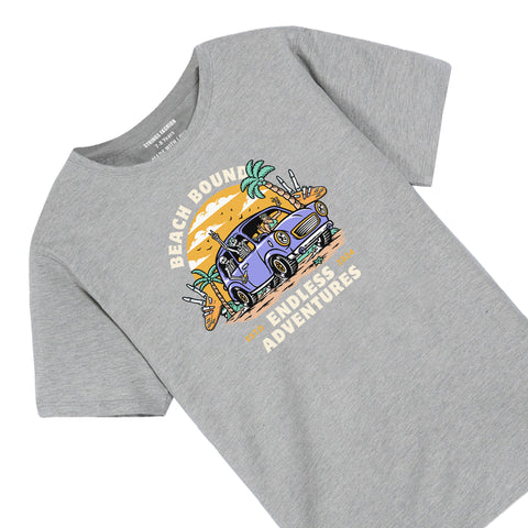 BEACH BOND GREY BOYS T.SHIRT