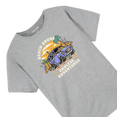 BEACH BOND GREY BOYS T.SHIRT