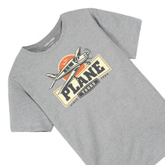 PLANE GREY BOYS T.SHIRT