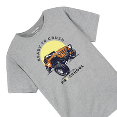 READY TO CRUSH GREY BOYS T.SHIRT