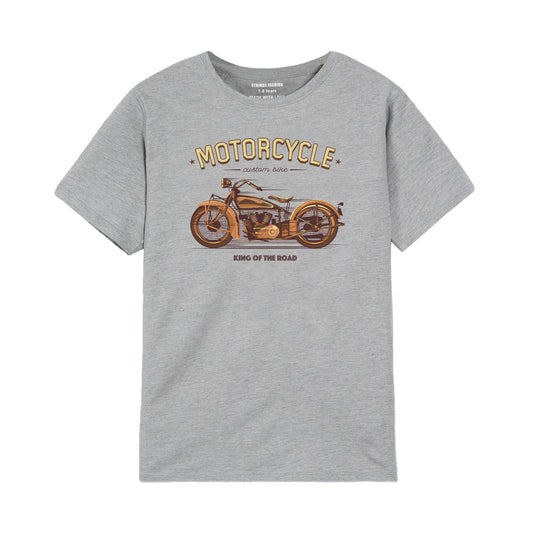 MOTRCYCLE GREY BOYS T.SHIRT 2000