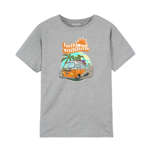 HELLO SUNSHINE GREY BOYS T.SHIRT 2000