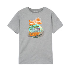 HELLO SUNSHINE GREY BOYS T.SHIRT