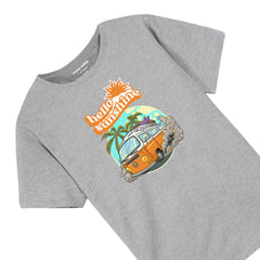 HELLO SUNSHINE GREY BOYS T.SHIRT
