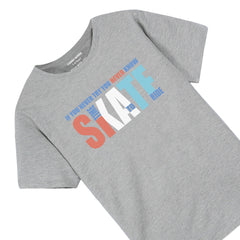 SKATE SIDE GREY BOYS T.SHIRT
