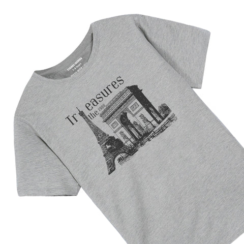 TREASURE SIDE GREY BOYS T.SHIRT
