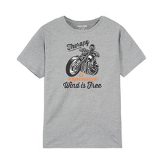 HEAVY BIKE GREY BOYS T.SHIRT