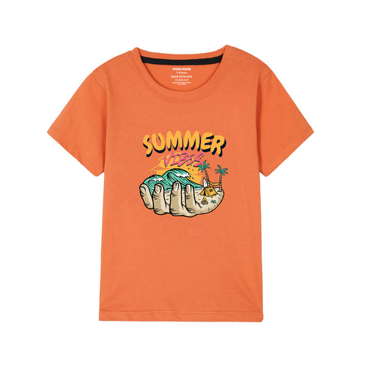 ORANGE GRAPHICS SUMMER T-SHIRT 1920