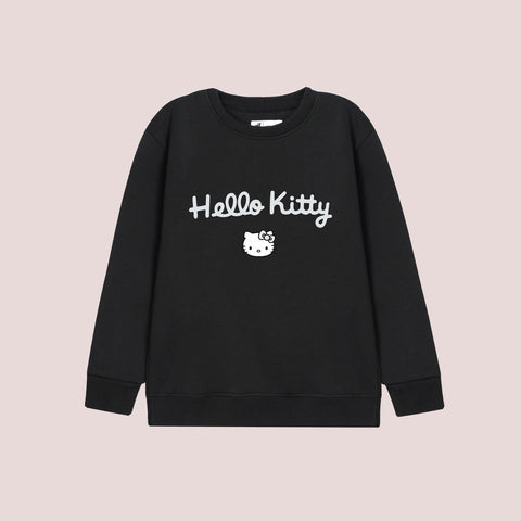 HELLO KITTY PRINTED BLACK COLOR Girls Sweat-Shirt