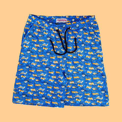 HULK BOYS SHORT SLEEVE WHITE T.SHIRT & PLANE PRINTED SHORTS