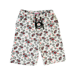 FASTER BOYS SHORT SLEEVE BLACK T.SHIRT & FOOTBALL PRINTED SHORTS (SF-29205)