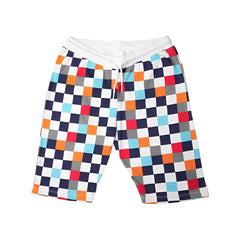 MUSCLE GARAGE BOYS SHORT SLEEVE BLACK T.SHIRT & BOX PRINTED SHORTS (SF-28111)