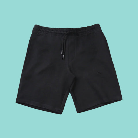 EVERYTHING WILL BE OK BOYS SHORT SLEEVE WHITE T.SHIRT & BLACK SHORTS (SF-27905)