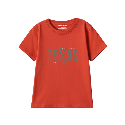 RED GRAPHICS TEXAS T-SHIRT 2000