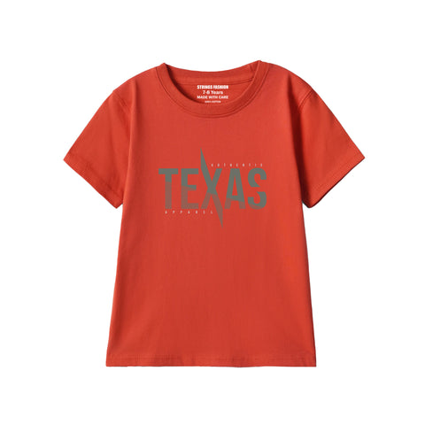 RED GRAPHICS TEXAS T-SHIRT