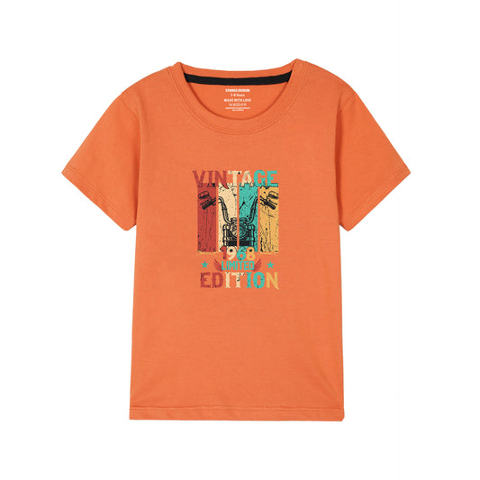 ORANGE GRAPHICS VINTAGE T-SHIRT 1920