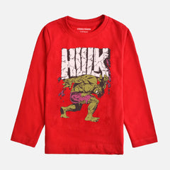 DIGITAL PRINTED HULK FEISTA BOYS LONG SLEEVE T.SHIRT