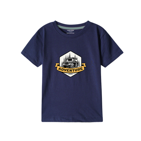 NAVY GRAPHICS ADVENTURE T-SHIRT
