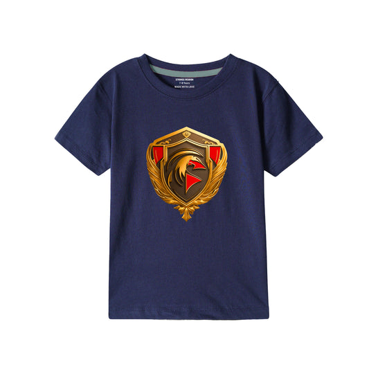 NAVY Graphics Falcon Badge T-SHIRT 2000