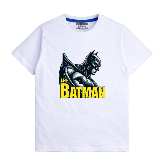 WHITE GRAPHICS BATMAN T-SHIRT 1024