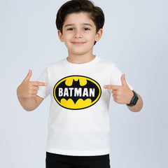 BATMAN BOYS SHORT SLEEVE WHITE T.SHIRT & BLACK SHORTS (SF-27903)