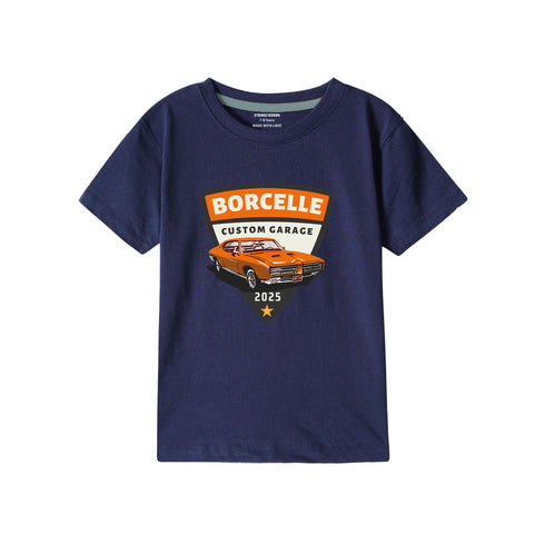 NAVY GRAPHICS BORCELLE T-SHIRT
